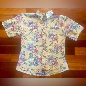 COOKE STREET HONOLULU Short Sleeved Button-Down Tropical Hawaiian Print Shirt